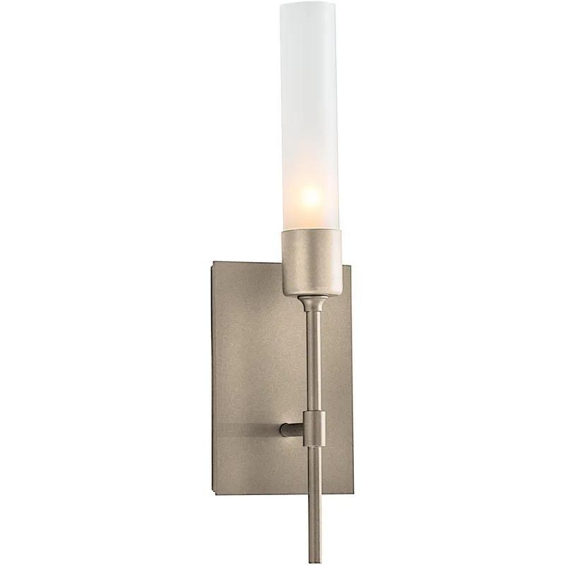 Vela 1 Light 4.5 inch Soft Gold ADA Sconce Wall Light in Frosted