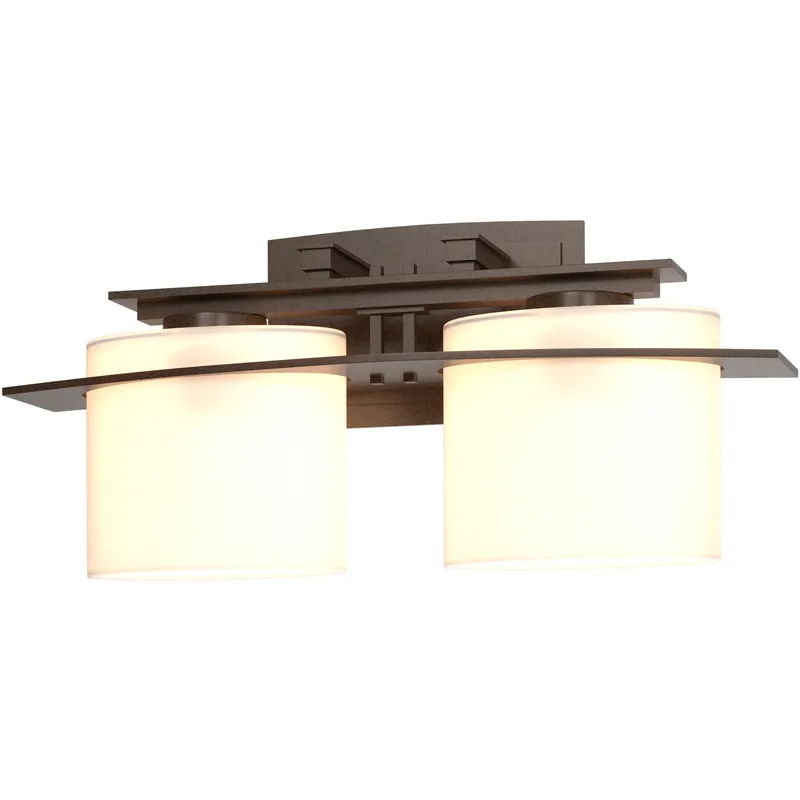 Arc Ellipse 2 Light 17.1 inch Bronze Sconce Wall Light