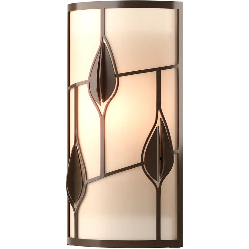 Alison's Leaves 1 Light 7.5 inch White ADA Sconce Wall Light
