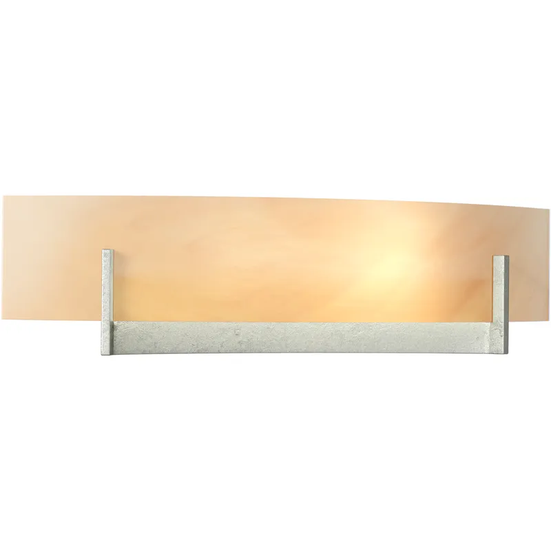 Axis 2 Light 17.3 inch Sterling ADA Sconce Wall Light in Amber Swirl