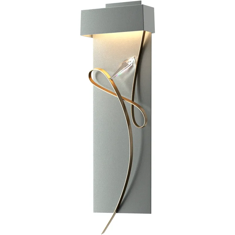 Rhapsody LED 8.6 inch Vintage Platinum and Soft Gold ADA Sconce Wall Light in Vintage Platinum/Soft Gold