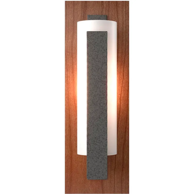 Forged Vertical Bar 1 Light 5 inch Natural Iron ADA Sconce Wall Light in Cherry