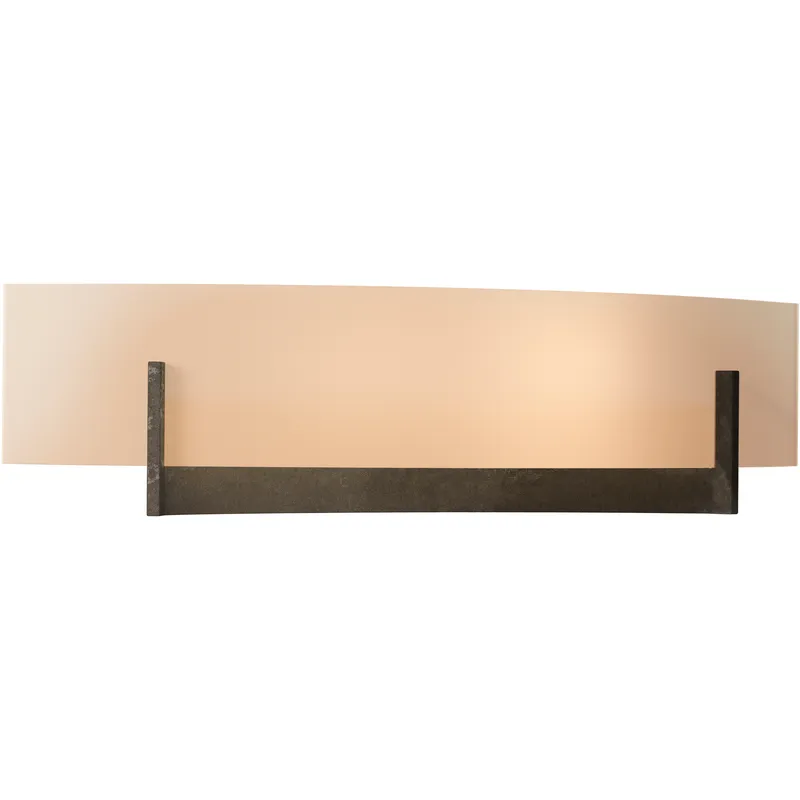 Axis 2 Light 17.3 inch Dark Smoke ADA Sconce Wall Light in Sand