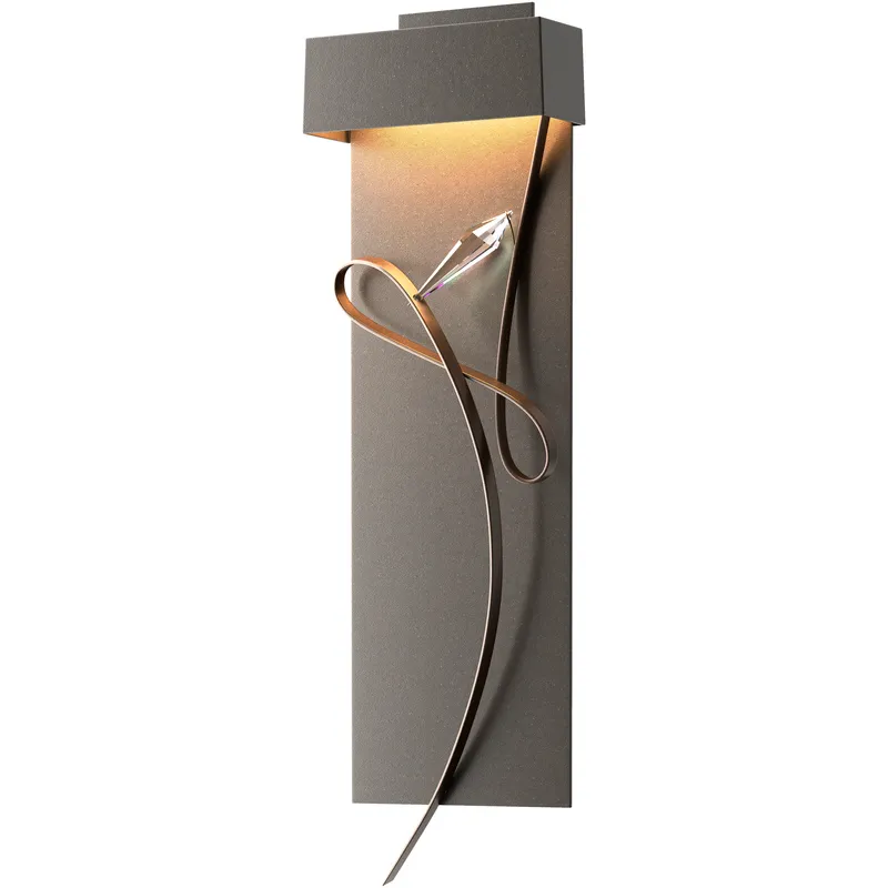 Rhapsody LED 8.6 inch Dark Smoke and Bronze ADA Sconce Wall Light in Dark Smoke/Bronze
