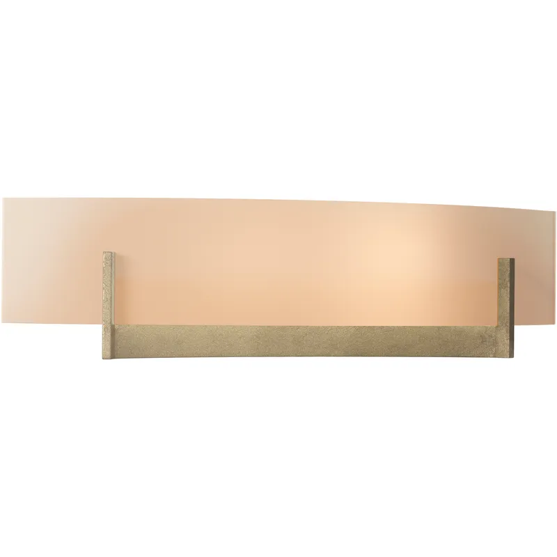 Axis 2 Light 17.3 inch Soft Gold ADA Sconce Wall Light in Sand
