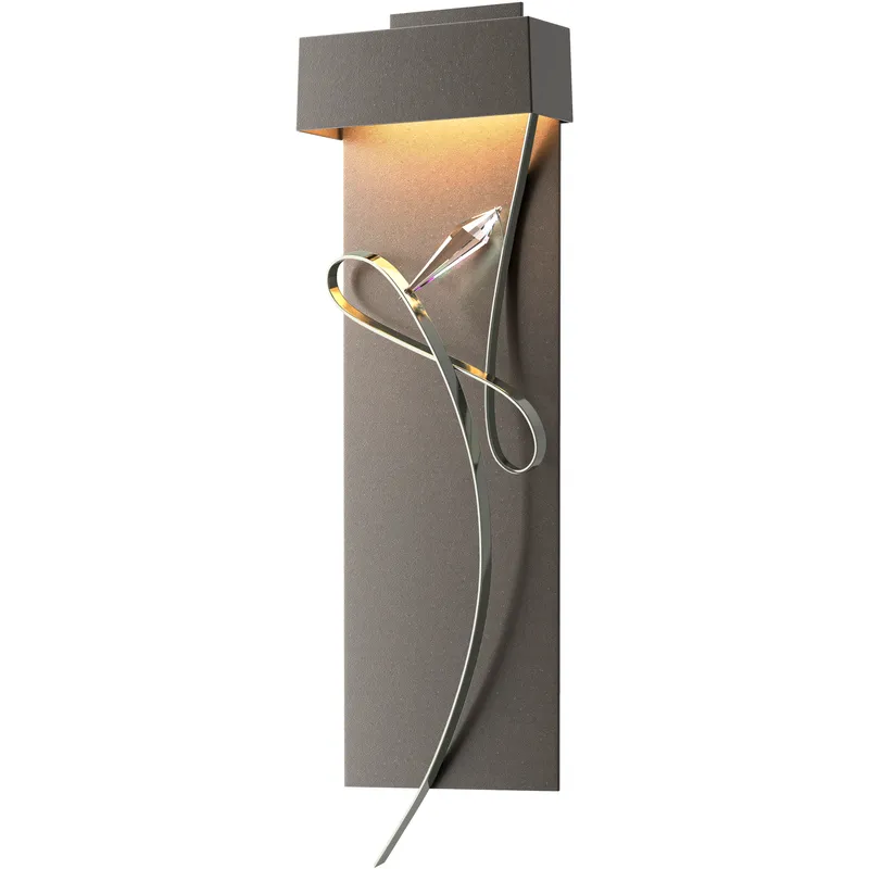 Rhapsody LED 8.6 inch Dark Smoke and Sterling ADA Sconce Wall Light in Dark Smoke/Sterling