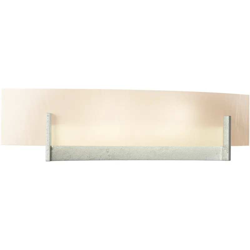 Axis 2 Light 17.3 inch Sterling ADA Sconce Wall Light in White Art