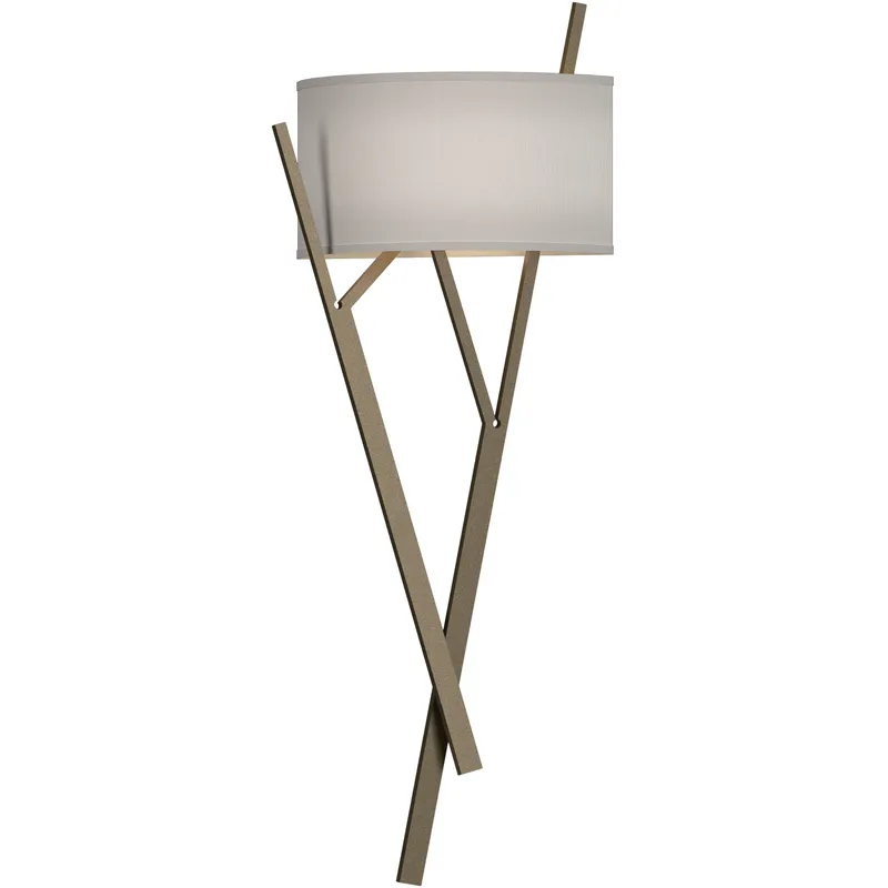 Arbo 2 Light 10 inch Soft Gold ADA Sconce Wall Light in Natural Anna