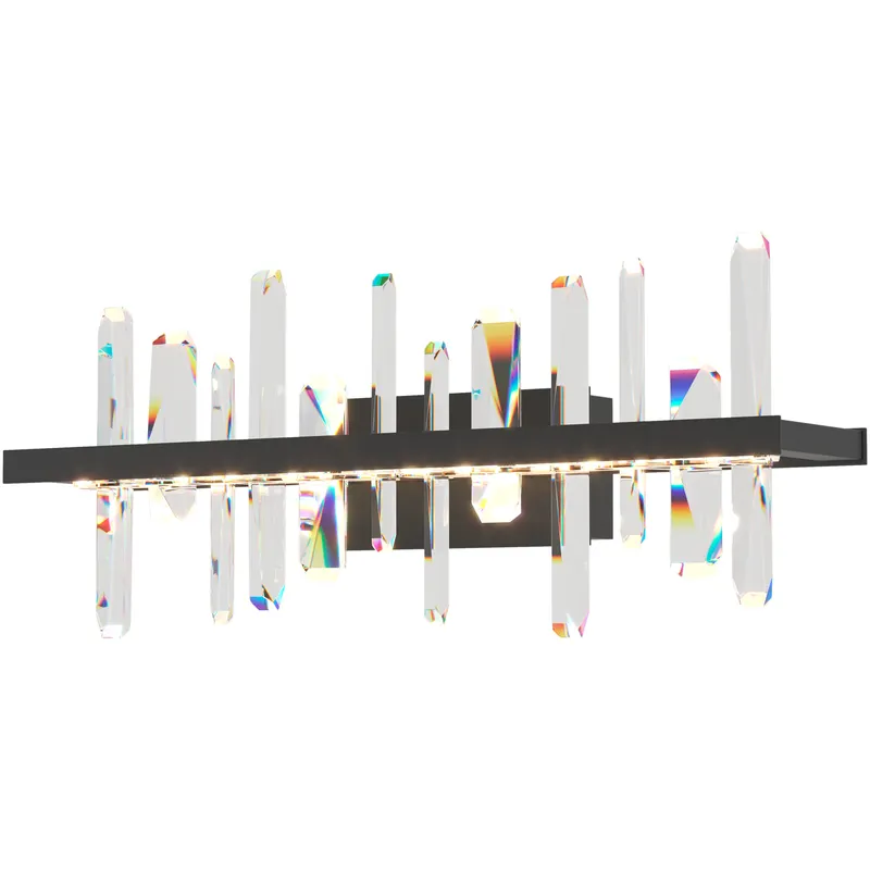 Solitude LED 26 inch Black Sconce Wall Light