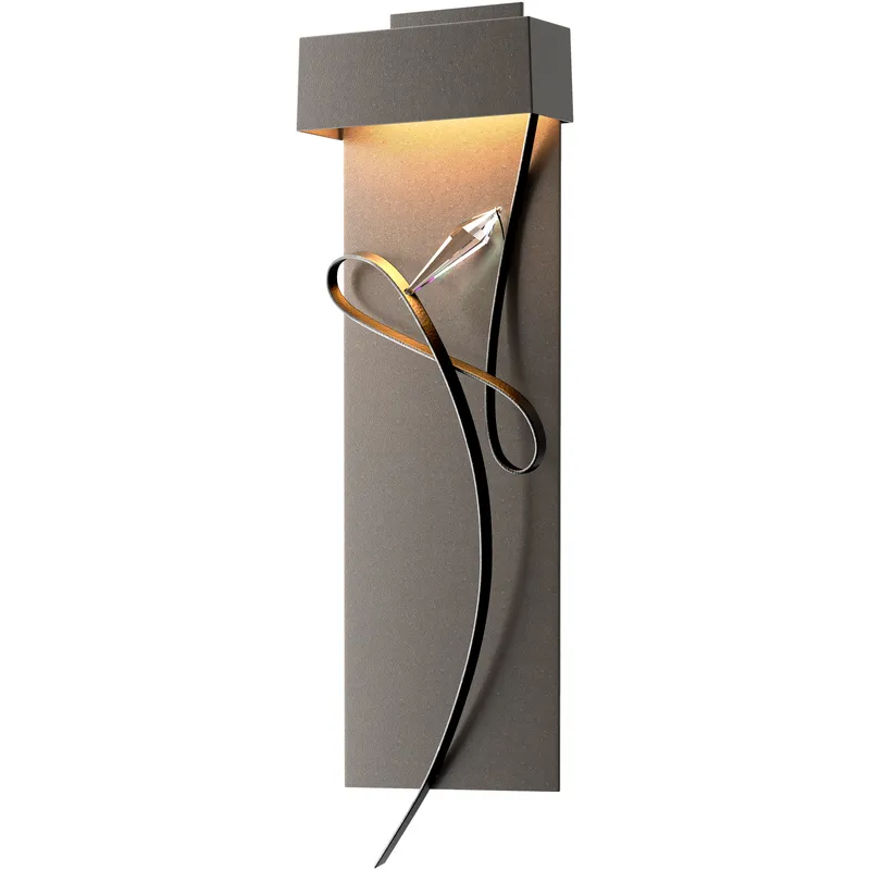 Rhapsody LED 8.6 inch Dark Smoke and Black ADA Sconce Wall Light in Dark Smoke/Black