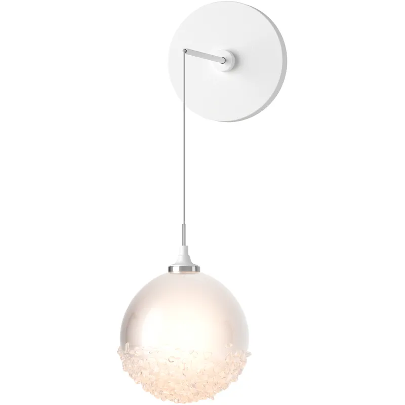 Fritz 1 Light 5.5 inch White Sconce Wall Light