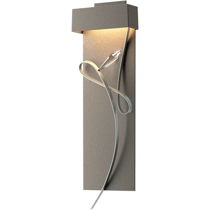 Rhapsody LED 8.6 inch Natural Iron and Vintage Platinum ADA Sconce Wall Light in Natural Iron/Vintage Platinum
