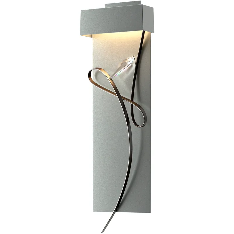 Rhapsody LED 8.6 inch Vintage Platinum and Oil Rubbed Bronze ADA Sconce Wall Light in Vintage Platinum/Oil Rubbed Bronze