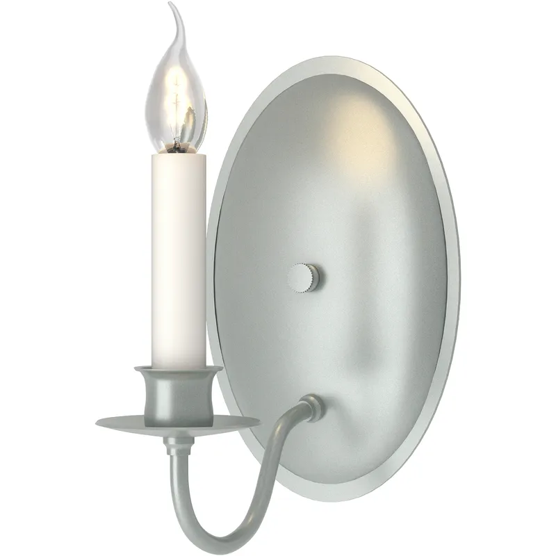 Simple Lines 1 Light 5.75 inch Vintage Platinum Sconce Wall Light