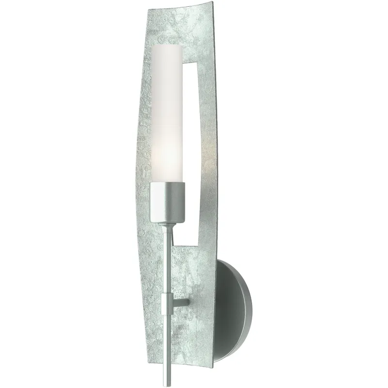 Passage 1 Light 5.3 inch Vintage Platinum Sconce Wall Light in Frosted