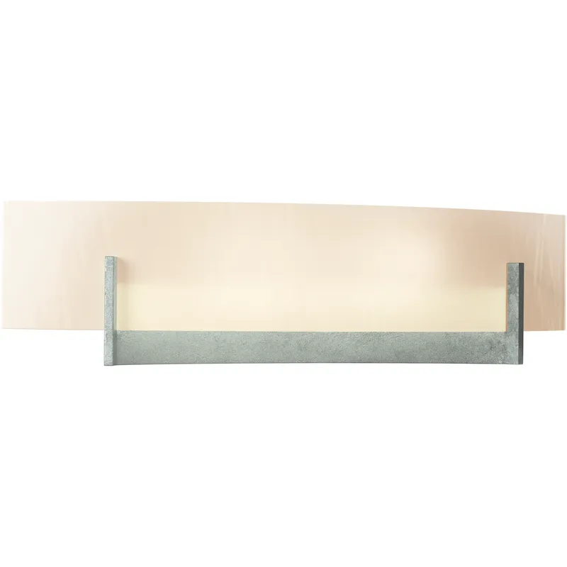 Axis 2 Light 17.3 inch Vintage Platinum ADA Sconce Wall Light in White Art