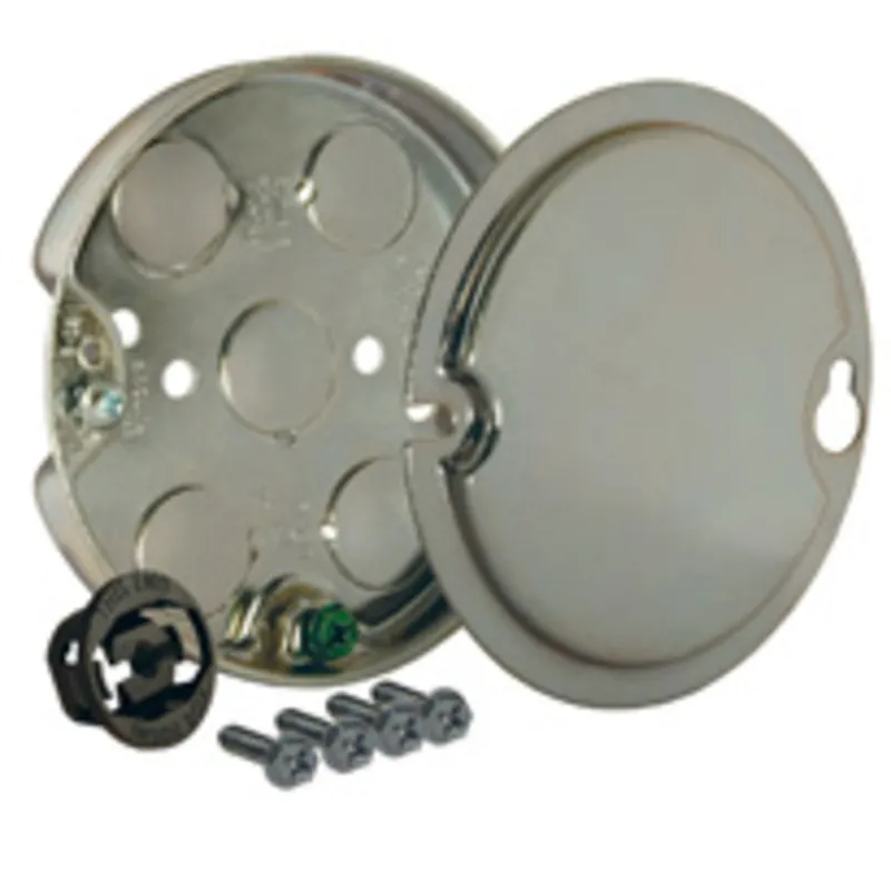 4IN ROUND CEILING FAN RATED PAN 1/2IN DEEP 1/2 KO