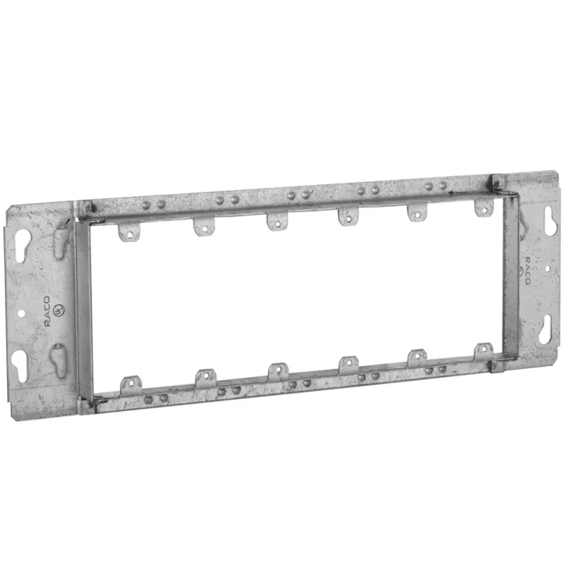 Gang Box Device Cover, 6-Gang, 3/4" Raised