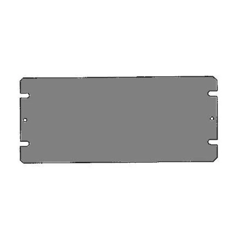 Gang Box Cover, 4-Gang, Flat, Blank