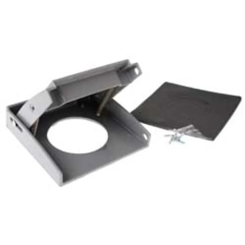 Weatherproof Cover, 2-Gang, (1) Single Receptacle, Vertical, Aluminum