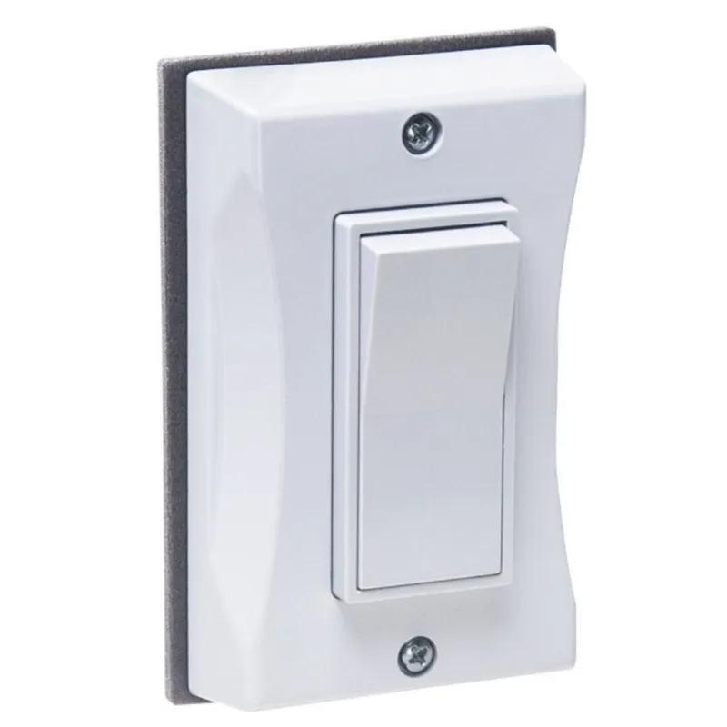 Weatherproof Cover, 1-Gang, Decorator Switch, Vertical, Non-Metallic, White