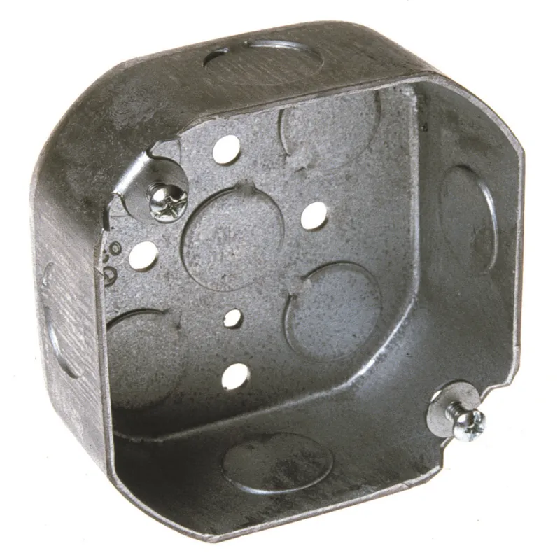 OCTAGON BOX 4 1-1/2D 1/2 KO