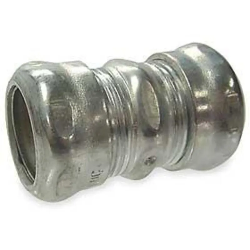 EMT Compression Coupling, 3/4", Raintight, Steel