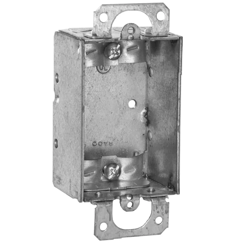 Switch Box, 1-1/2" Deep, NM Clamps, Ears