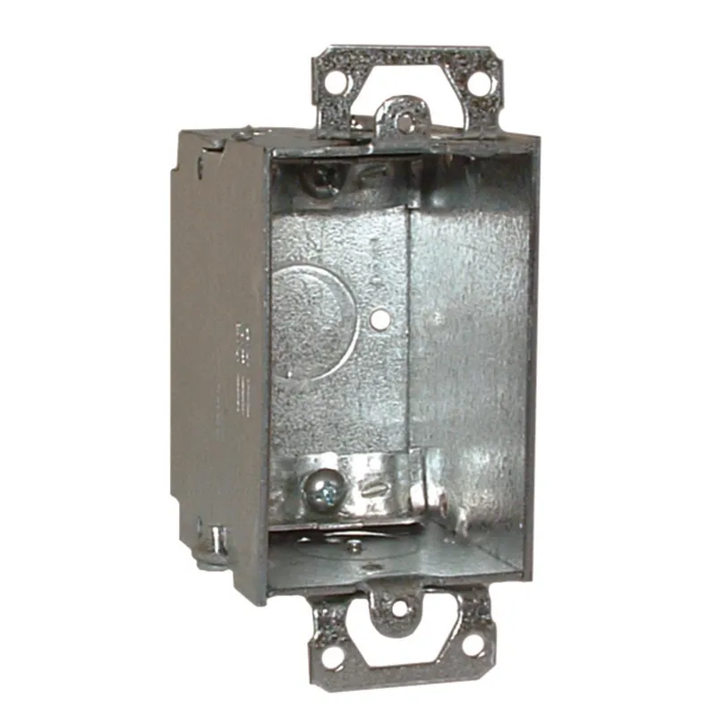 Switch Box, Gangable, 2-1/2" Deep, NM Clamps, Ears