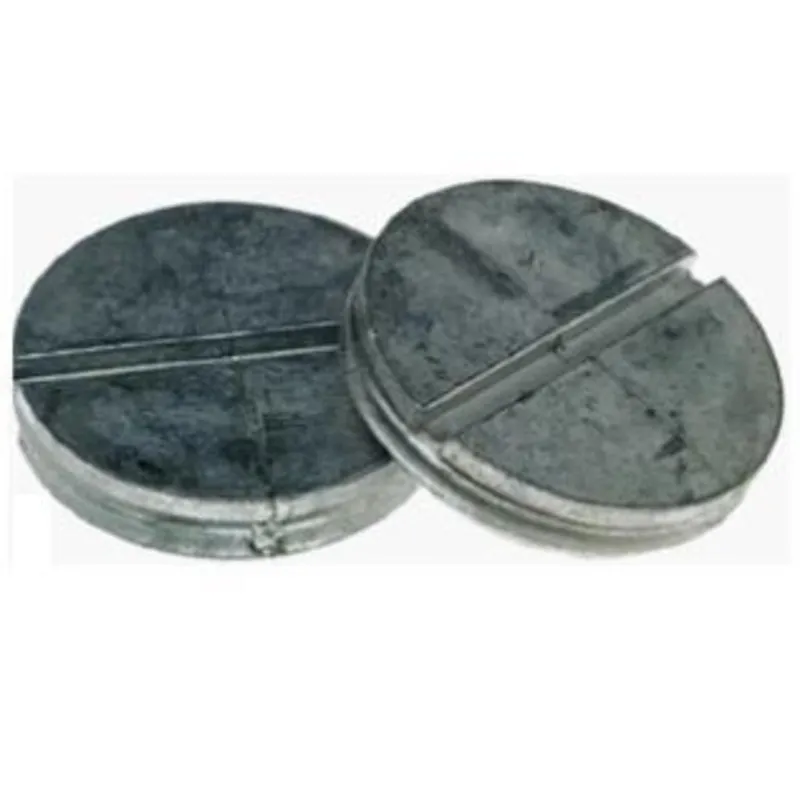 Closure Plug, Weatherproof, Diameter: 1/2", Gray, Die Cast