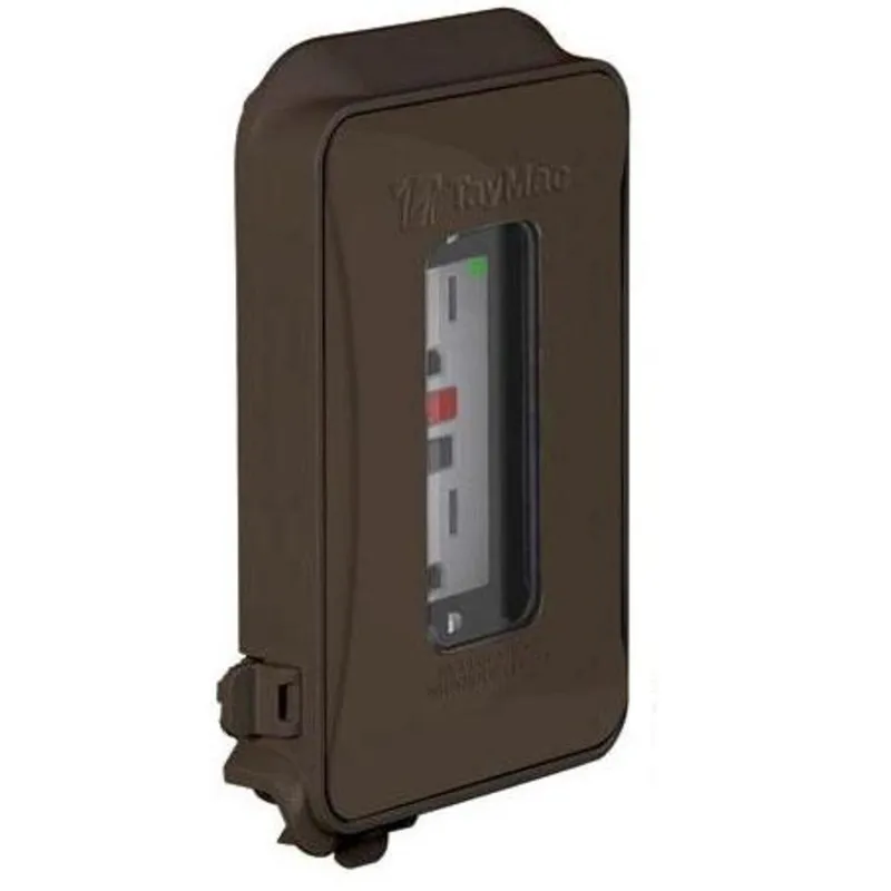 Weatherproof-In-Use Cover, 1-Gang, Universal, Expandable, Polycorbonate, Bronze