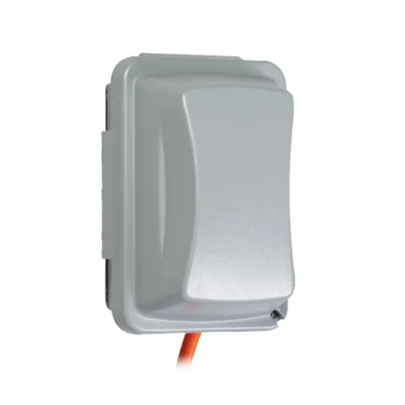 Weatherproof-In-Use Cover, 1-Gang, Universal, Horizontal/Vertical, Polycorbonate, Gray