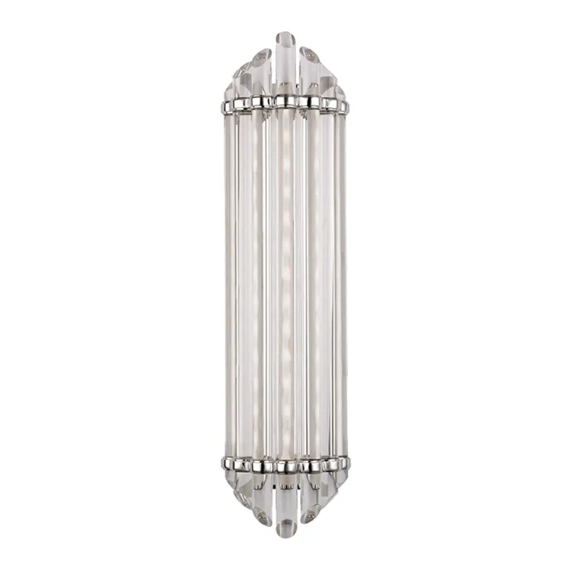 Albion LED 6.5 inch Polished Nickel Bath and Vanity Wall Light