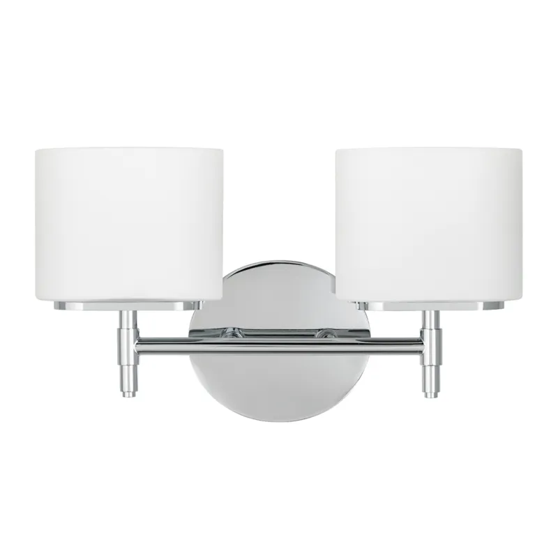 Trinity 2 Light 13.75 inch Polished Chrome Bath and Vanity Wall Light