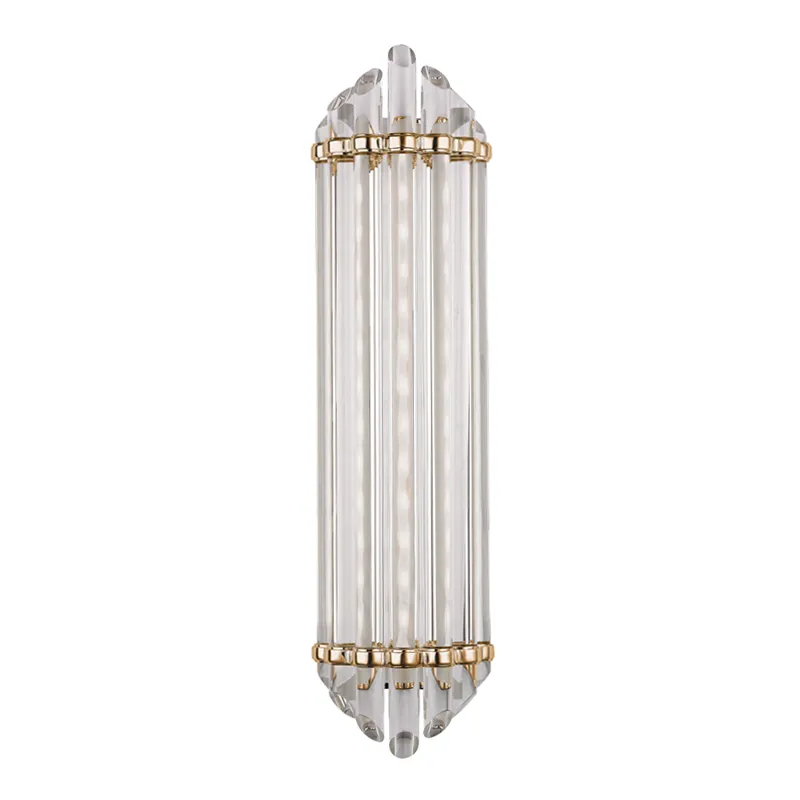 Albion LED 6.5 inch Aged Brass Bath and Vanity Wall Light