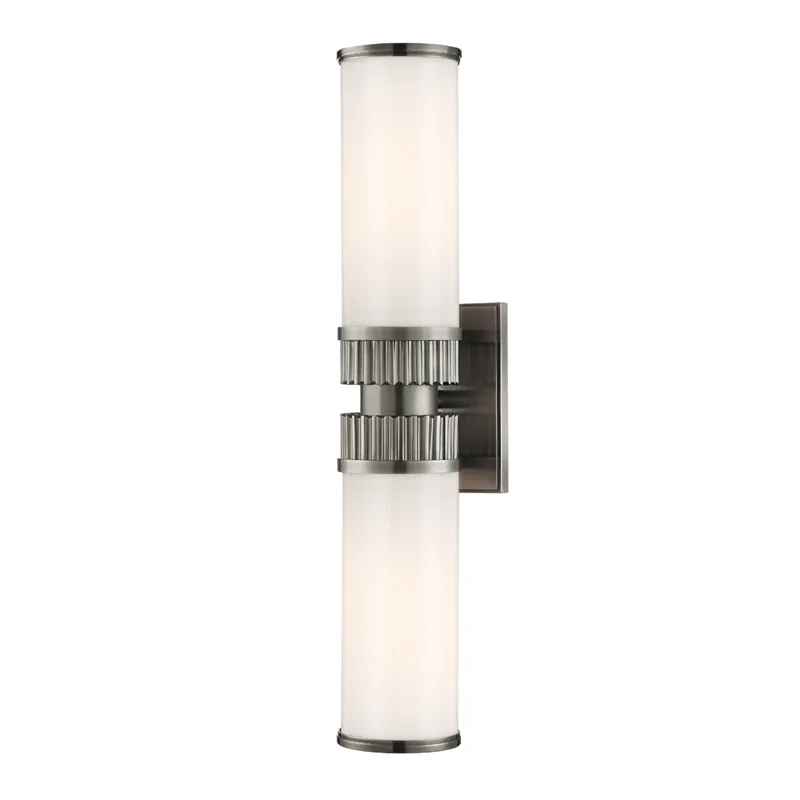 Harper 2 Light 5.25 inch Antique Nickel Bath and Vanity Wall Light