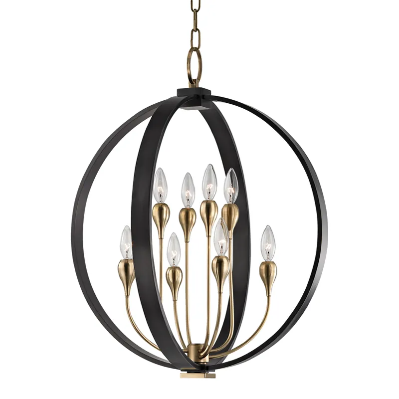 Dresden 8 Light 22 inch Aged Old Bronze Chandelier Ceiling Light