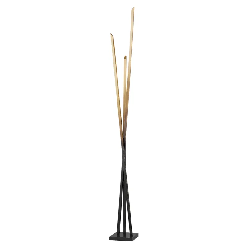 Gansevoort 78 inch 27 watt Gradient Brass Floor Lamp Portable Light