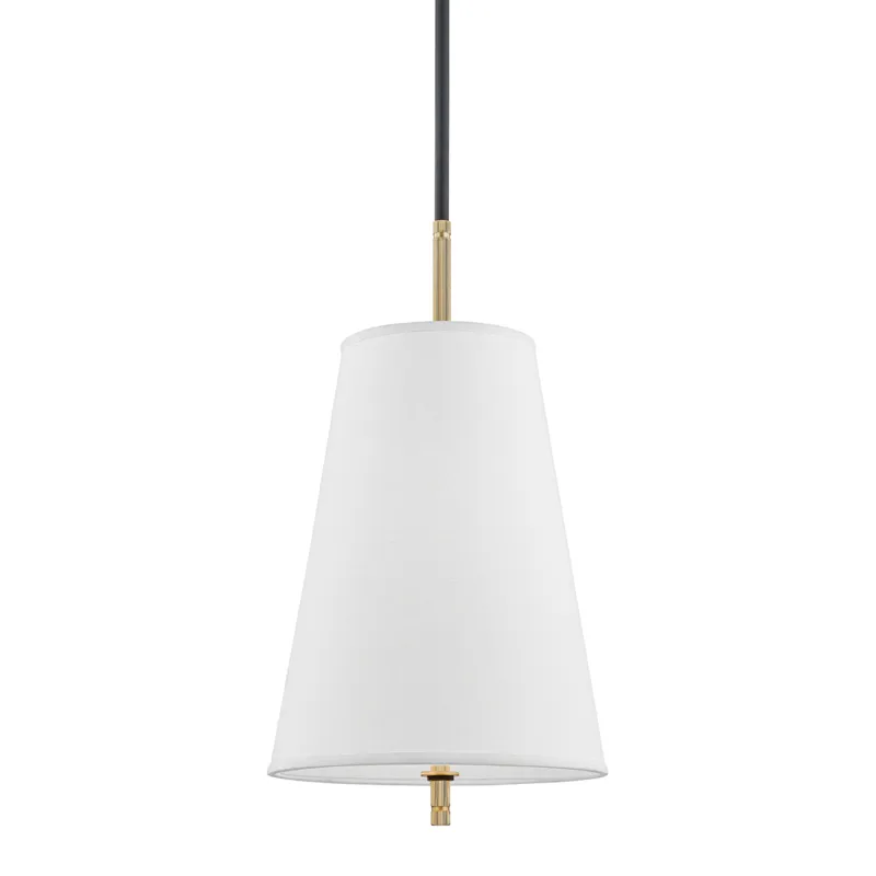 Bowery 1 Light 14 inch Aged Old Bronze Pendant Ceiling Light