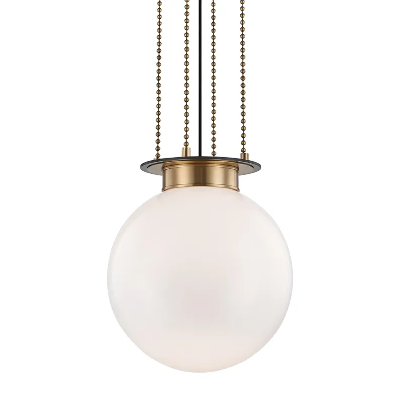 Gunther 1 Light 17 inch Aged Old Bronze Pendant Ceiling Light