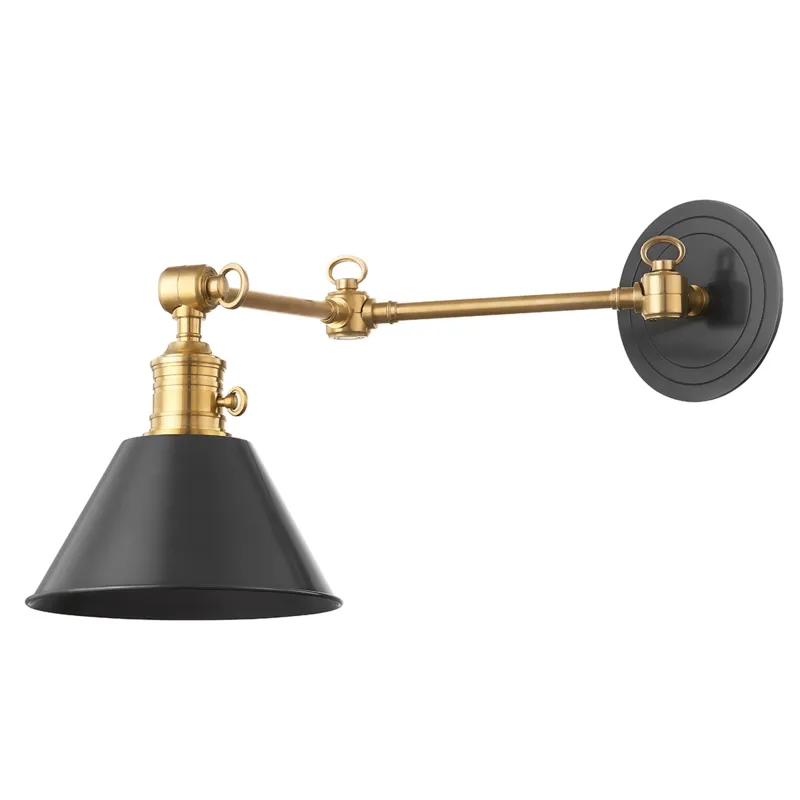 Garden City 1 Light 8 inch Aged Old Bronze Wall Sconce Wall Light