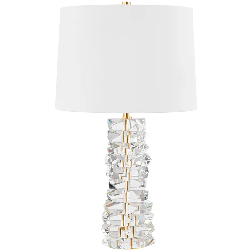 Bellarie 28.5 inch 15 watt Aged Brass Table Lamp Portable Light
