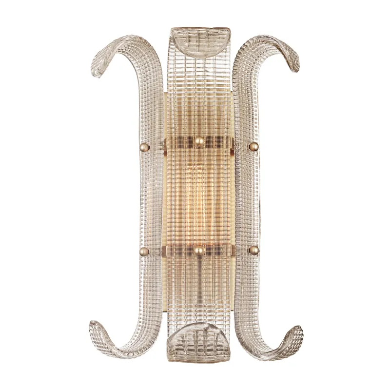 Brasher 1 Light 13 inch Aged Brass Wall Sconce Wall Light