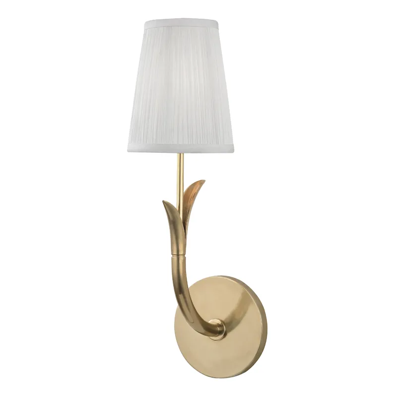 Deering 1 Light 4.75 inch Aged Brass Wall Sconce Wall Light