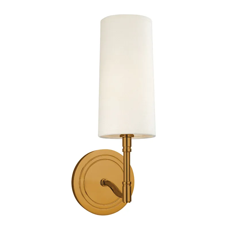 Dillon 1 Light 4.5 inch Aged Brass Wall Sconce Wall Light