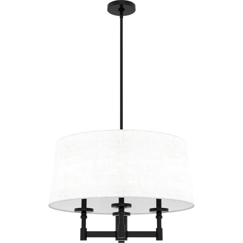 Briargrove Matte Black Chandelier Ceiling Light