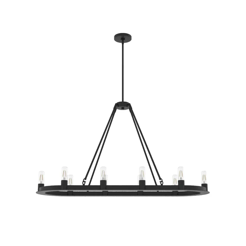 Saddlewood 10 Light Natural Iron Chandelier Ceiling Light