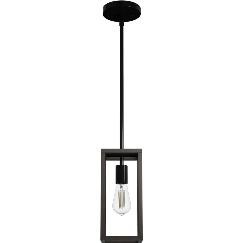 Squire Manor 1 Light 5 inch Matte Black Mini Pendant Ceiling Light