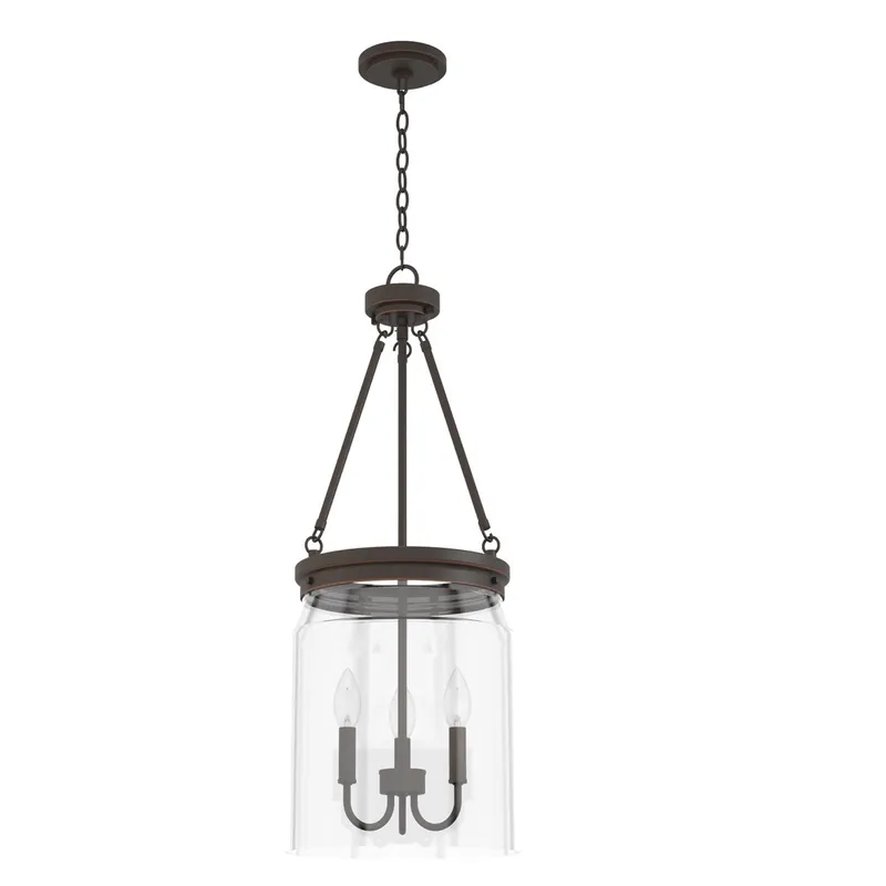 Devon Park 3 Light 12 inch Onyx Bengal Pendant Ceiling Light