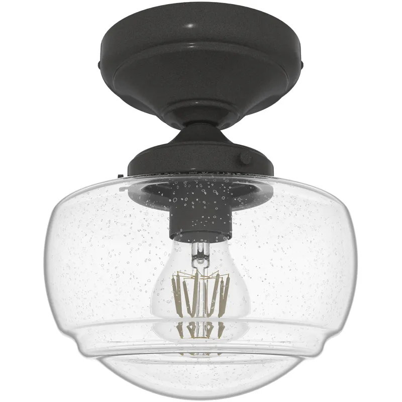 Saddle Creek 1 Light 7 inch Noble Bronze Semi Flush Mount Ceiling Light